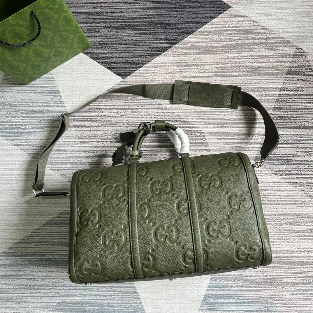 Gucci 725282 Travel bag Handbag 45cm green