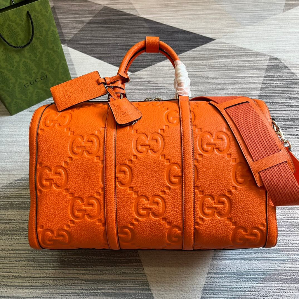 Gucci 725282 Travel bag Handbag 45cm orange