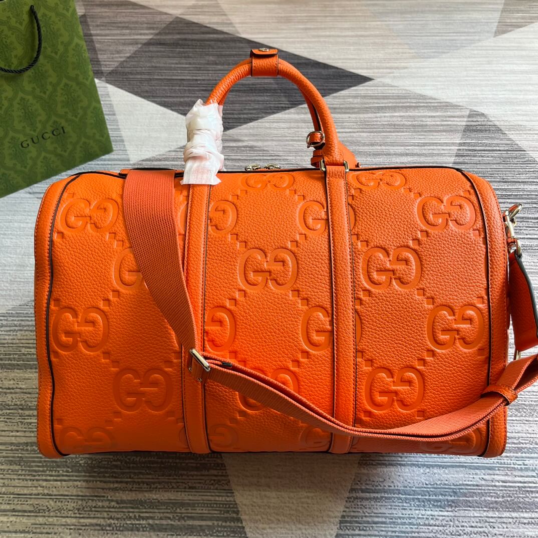 Gucci 725282 Travel bag Handbag 45cm orange