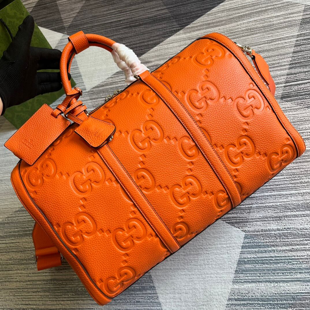 Gucci 725282 Travel bag Handbag 45cm orange