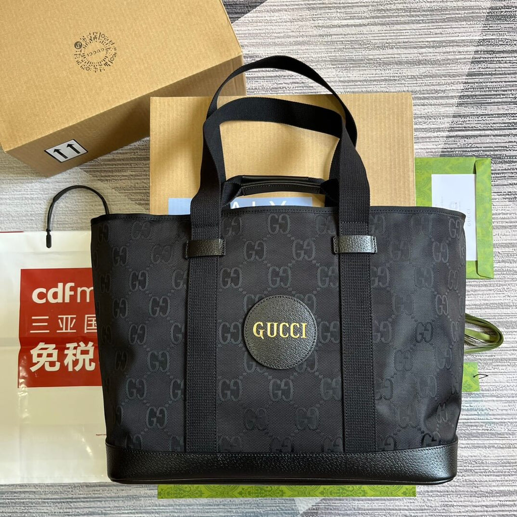 Gucci746037 Off The Grid Handbag 39cm black Nylon Canvas