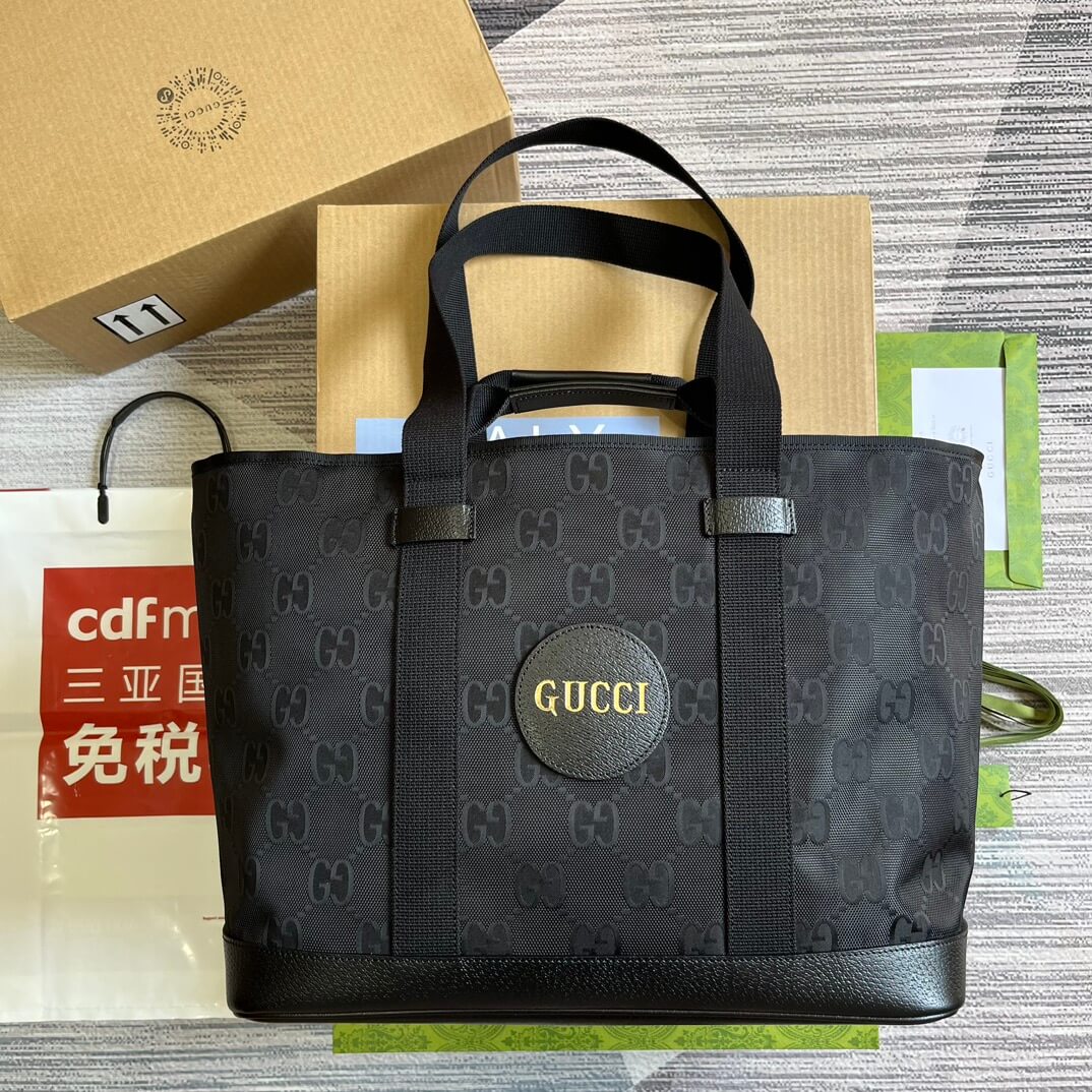 Gucci746037 Off The Grid Handbag 39cm black Nylon Canvas