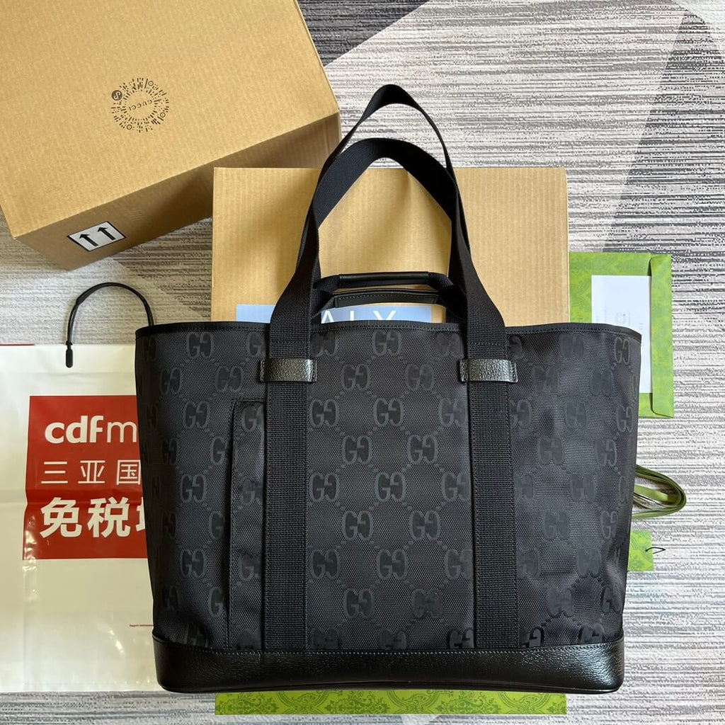 Gucci746037 Off The Grid Handbag 39cm black Nylon Canvas
