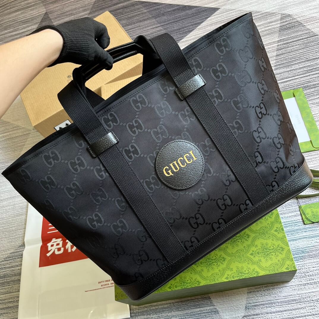 Gucci746037 Off The Grid Handbag 39cm black Nylon Canvas