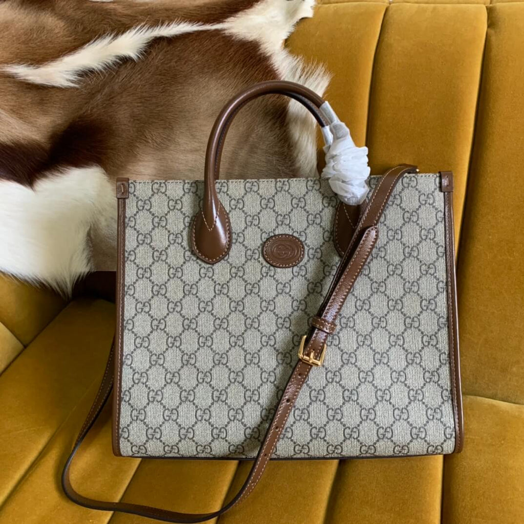 Gucci X Disney small-tote-bag-659983 brown leather handbag