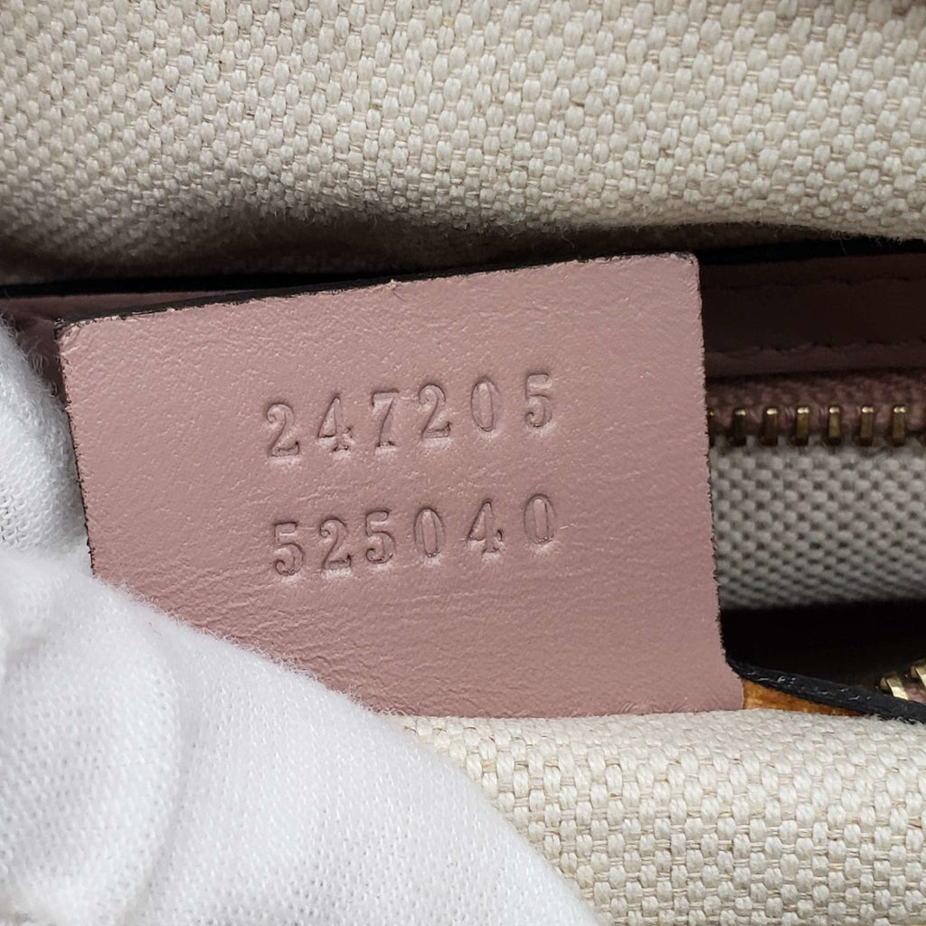 Gucci Canvas Vintage MeDiorum Boston Shoulder, Crossbody & Hand Bag