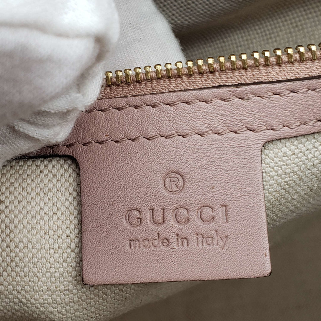 Gucci Canvas Vintage MeDiorum Boston Shoulder, Crossbody & Hand Bag