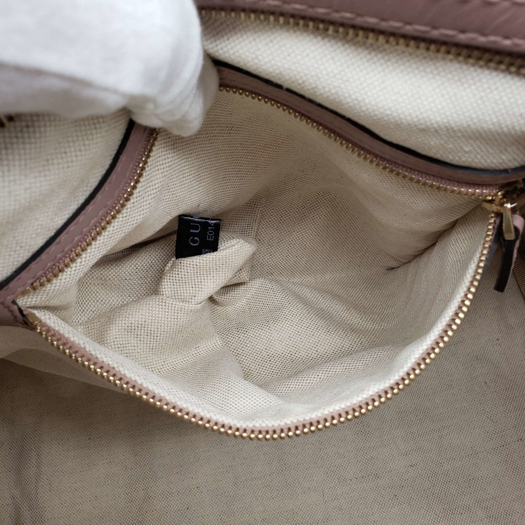 Gucci Canvas Vintage MeDiorum Boston Shoulder, Crossbody & Hand Bag