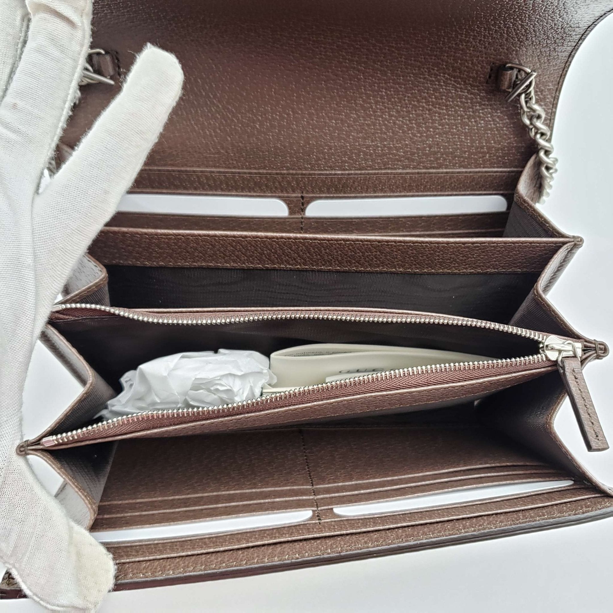 Gucci Dioronysus Jumbo Gucci Wallet on Chain Crossbody Bag