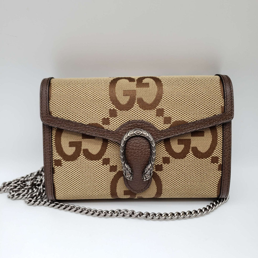 Gucci Dioronysus Jumbo Gucci Wallet on Chain Crossbody Bag