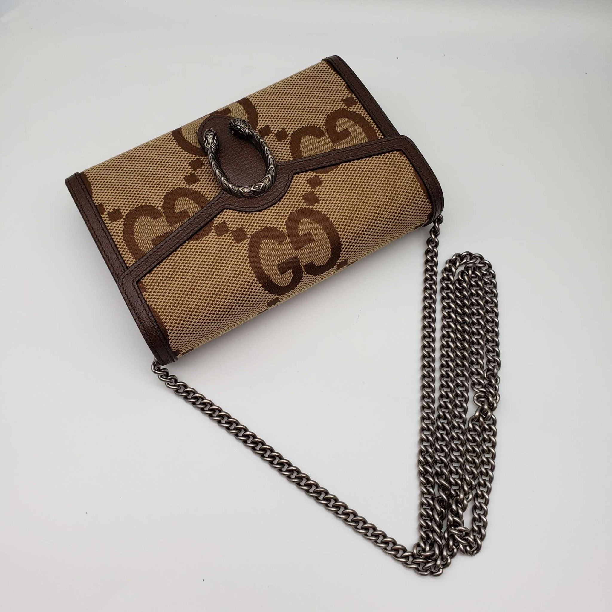 Gucci Dioronysus Jumbo Gucci Wallet on Chain Crossbody Bag
