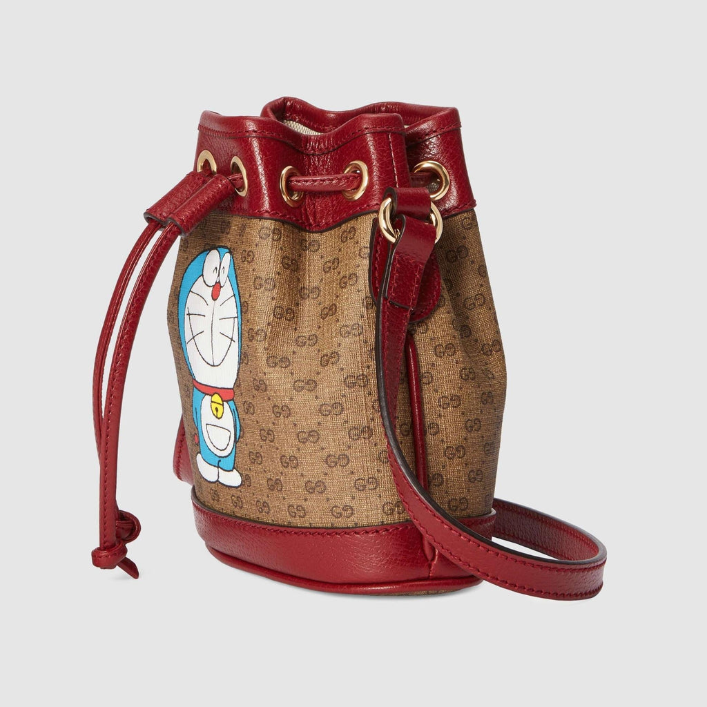 GUCCI Doraemon x Gucci Mini Bucket Bag