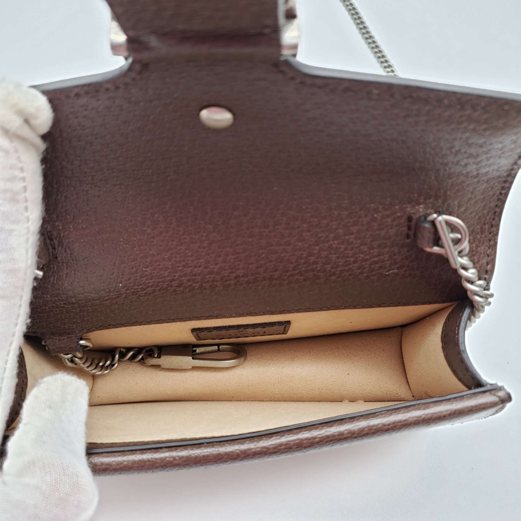 Gucci Gucci Dioronysus Supermini Wallet on Chain Crossbody Bag