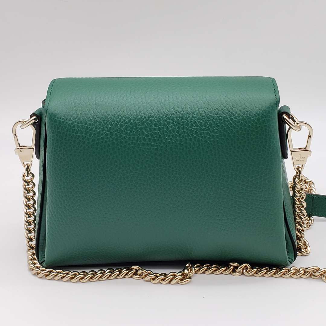 Gucci Gucci Interlocking Green Crossbody and Shoulder Bag