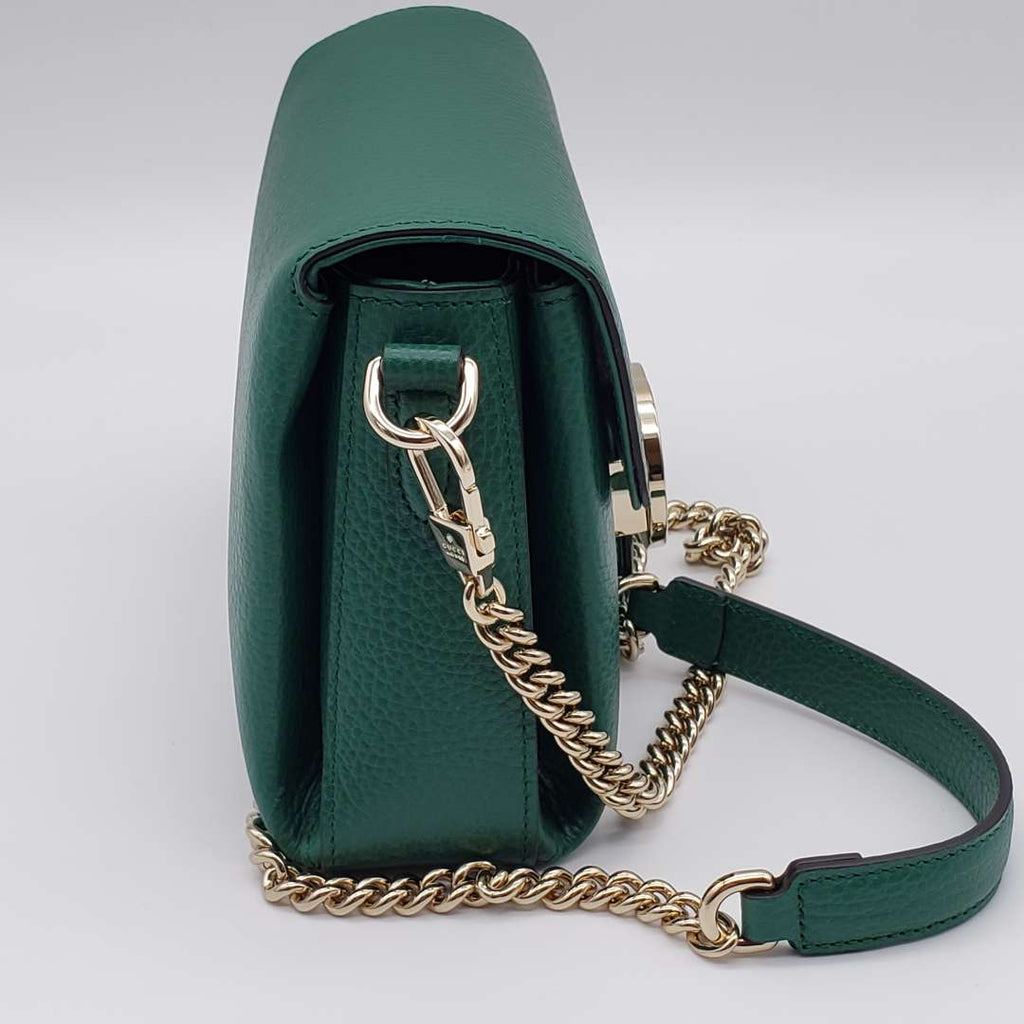 Gucci Gucci Interlocking Green Crossbody and Shoulder Bag