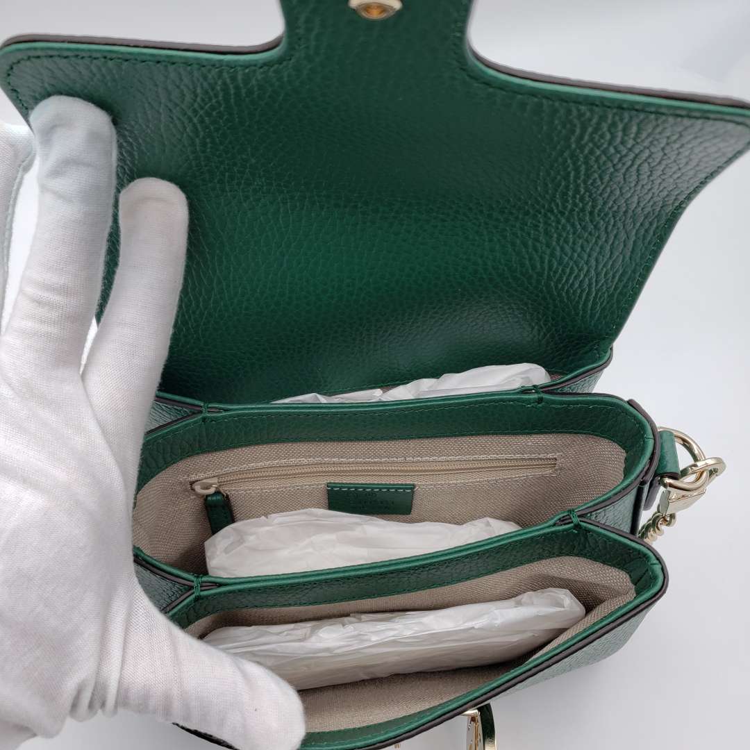 Gucci Gucci Interlocking Green Crossbody and Shoulder Bag