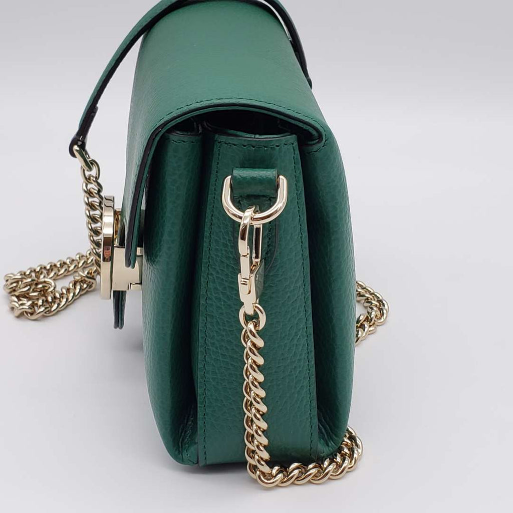 Gucci Gucci Interlocking Green Crossbody and Shoulder Bag
