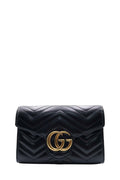 Gucci Marmont Matelasse Mini Crossbody Bag Black