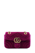 GG Marmont Mini Matelasse Shoulder Bag VeLouis Vuittonet Purple