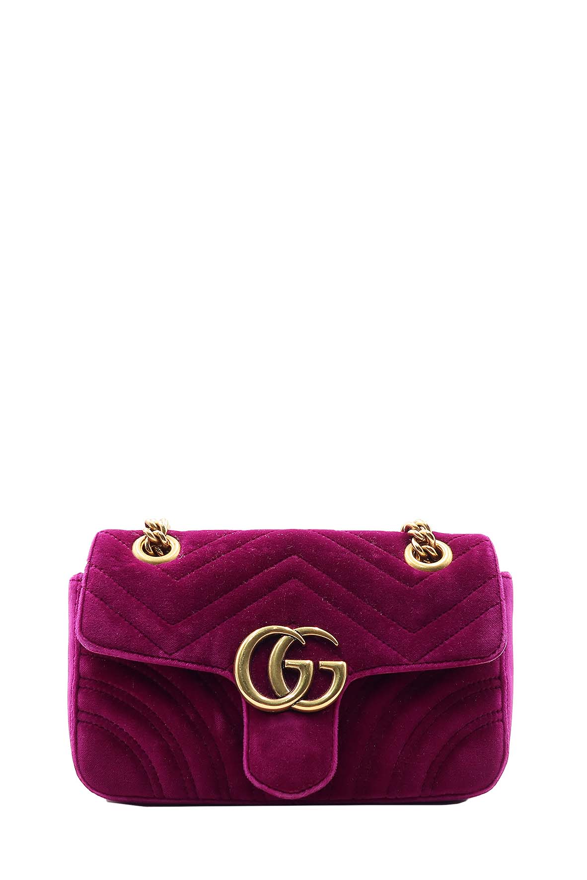 GG Marmont Mini Matelasse Shoulder Bag VeLouis Vuittonet Purple