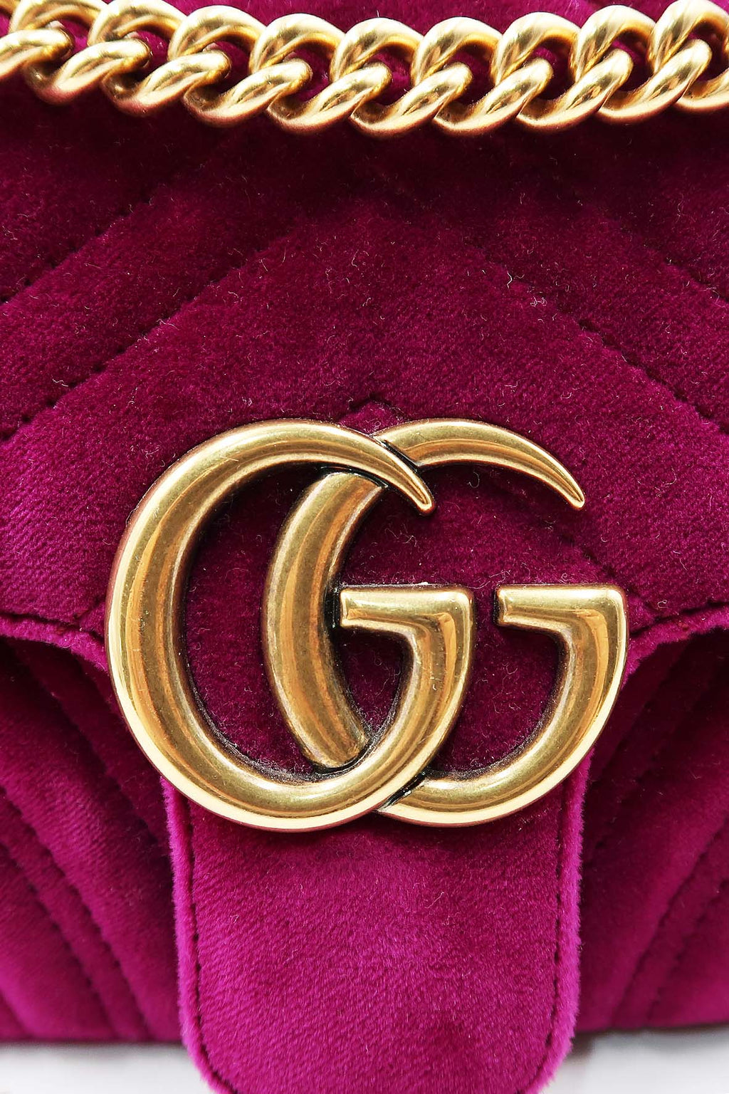 GG Marmont Mini Matelasse Shoulder Bag VeLouis Vuittonet Purple