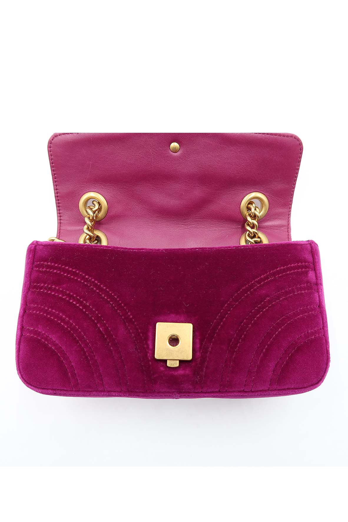GG Marmont Mini Matelasse Shoulder Bag VeLouis Vuittonet Purple
