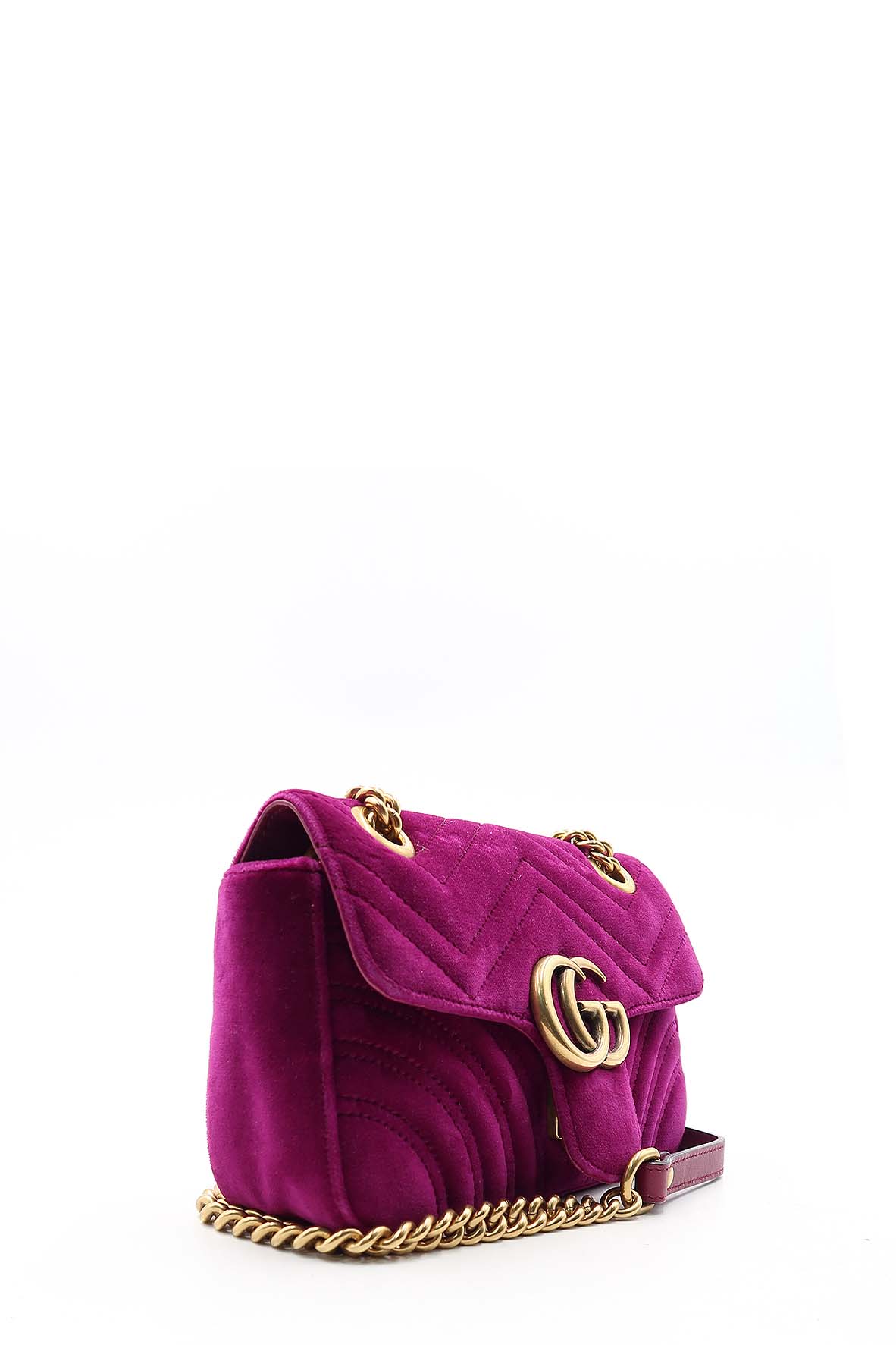 GG Marmont Mini Matelasse Shoulder Bag VeLouis Vuittonet Purple