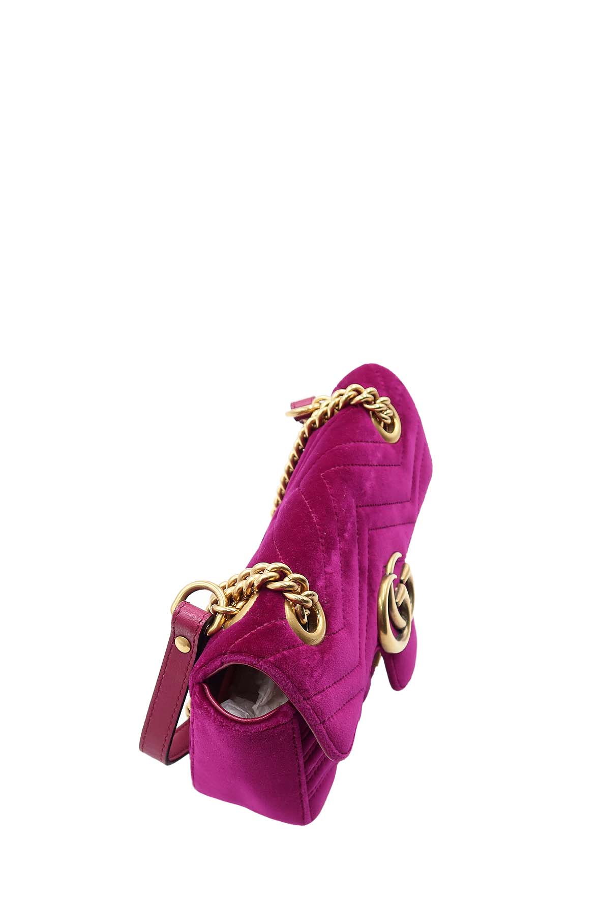 GG Marmont Mini Matelasse Shoulder Bag VeLouis Vuittonet Purple