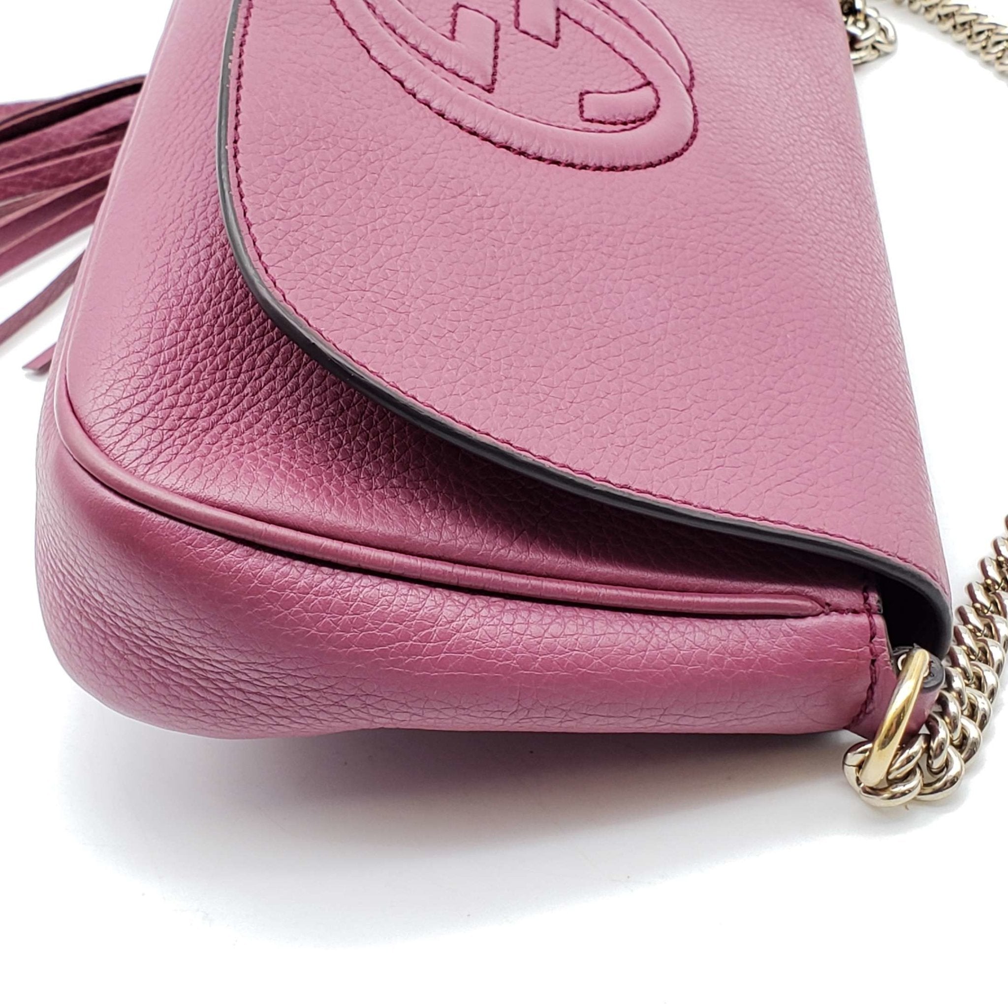 Gucci Gucci Soho on Chain Crossbody Shoulder Bag