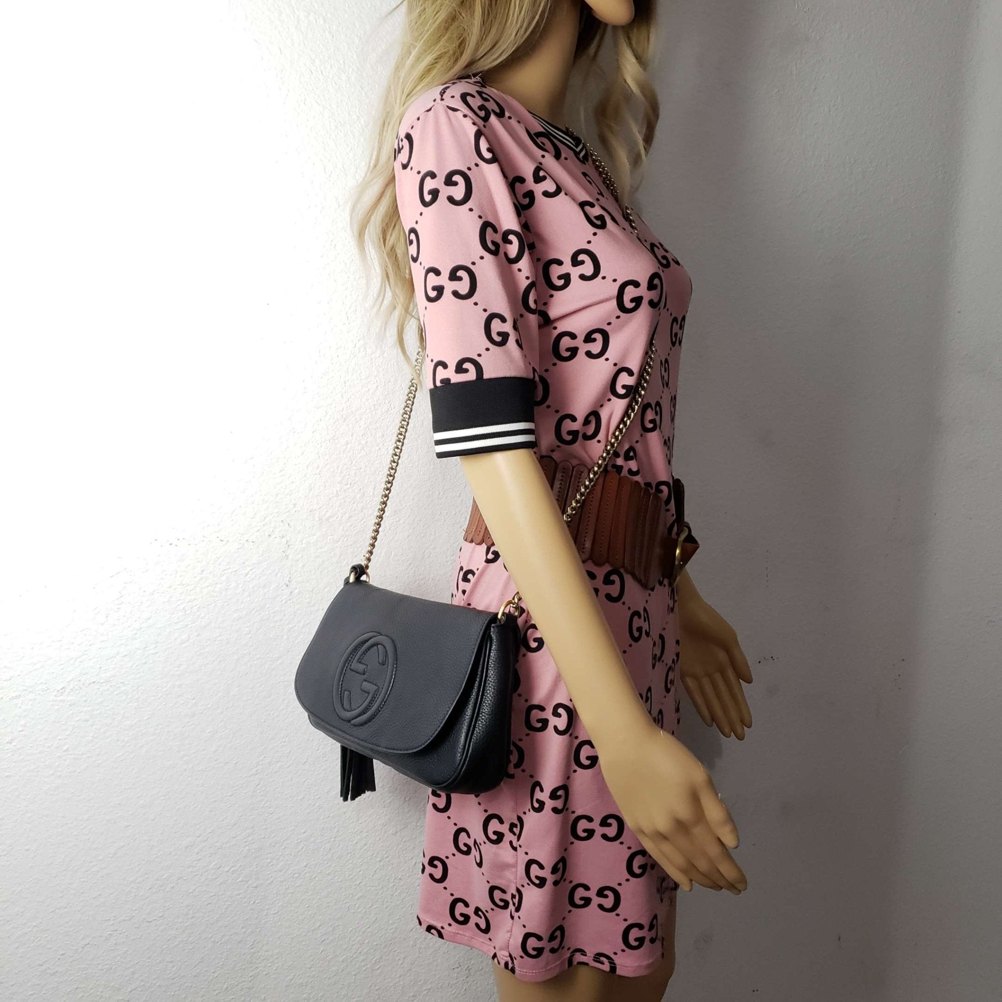 Gucci Gucci Soho on Chain Crossbody Shoulder Bag