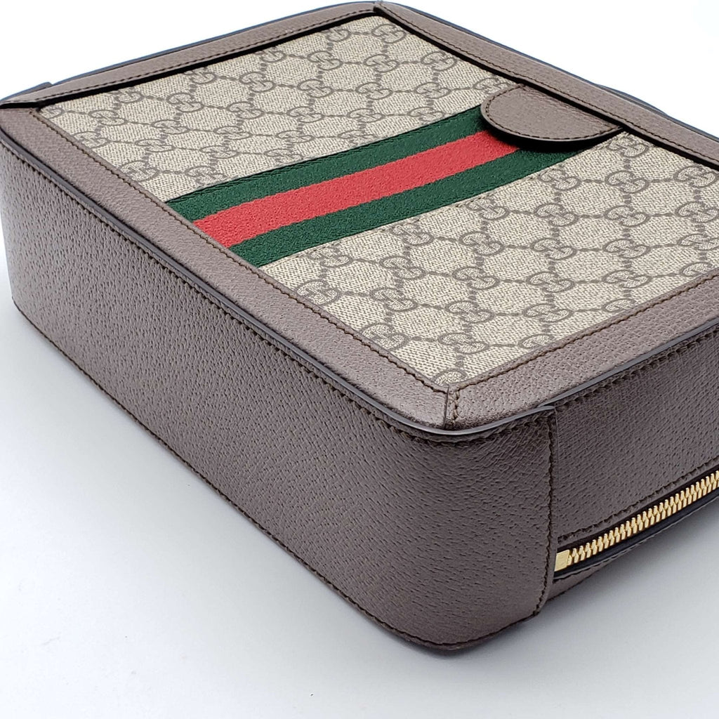 Gucci GG Supreme Web Top Handle Shoulder Bag