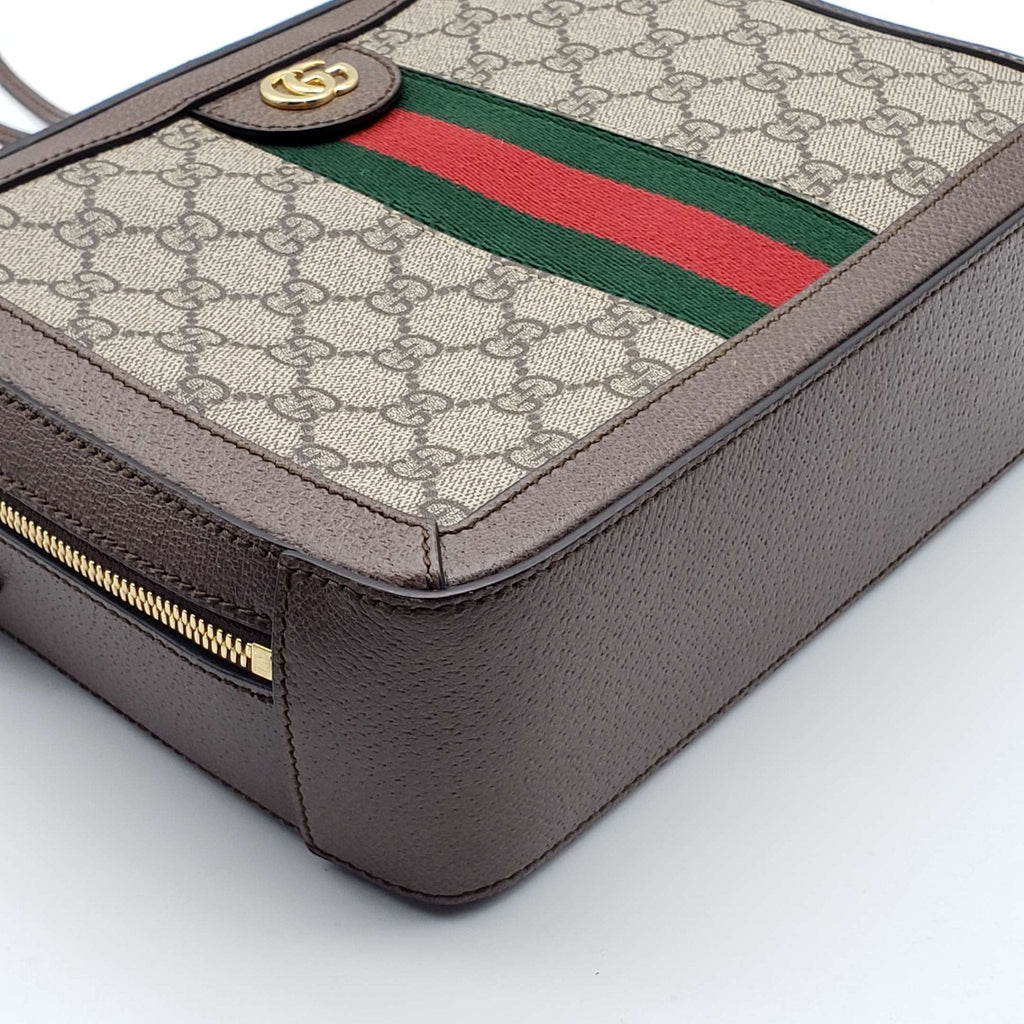 Gucci GG Supreme Web Top Handle Shoulder Bag