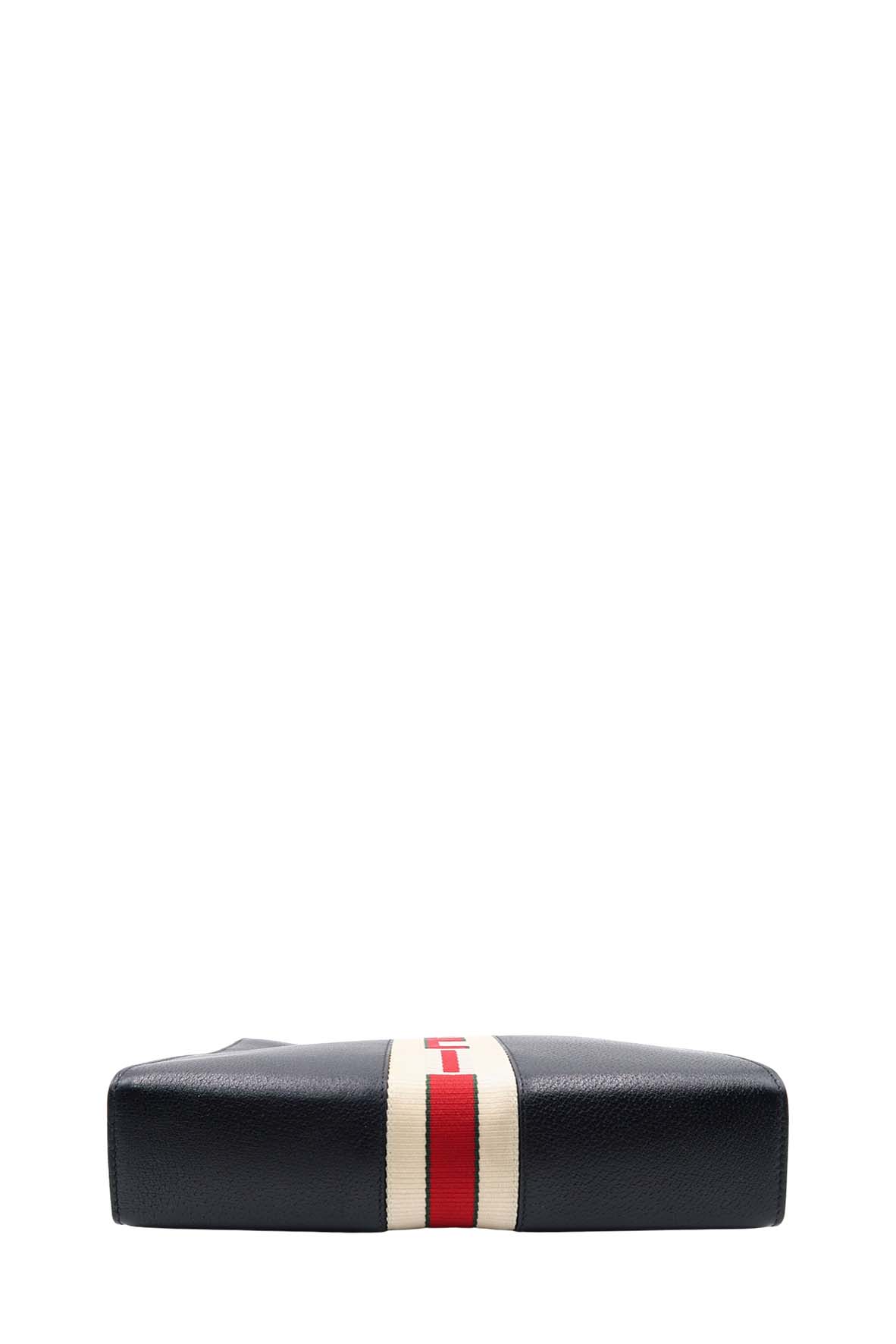 Gucci Jacquard RiBurberryon Clutch Black