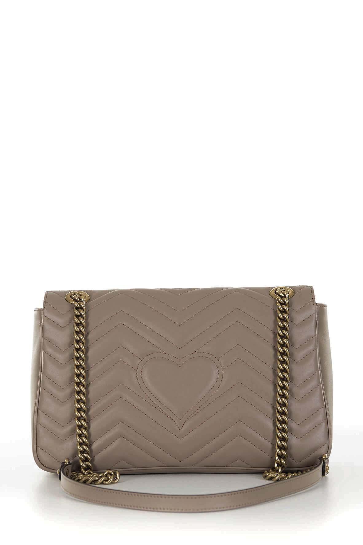 GG Marmont Medium Matelasse Shoulder Bag Dusty Pink