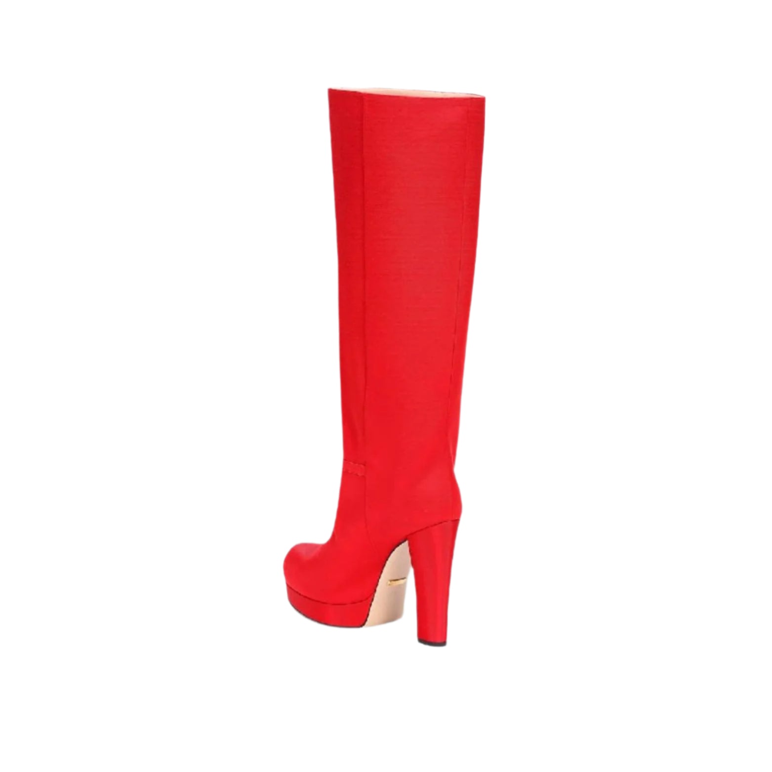 Gucci Ribbed Fabric Platform Boots
