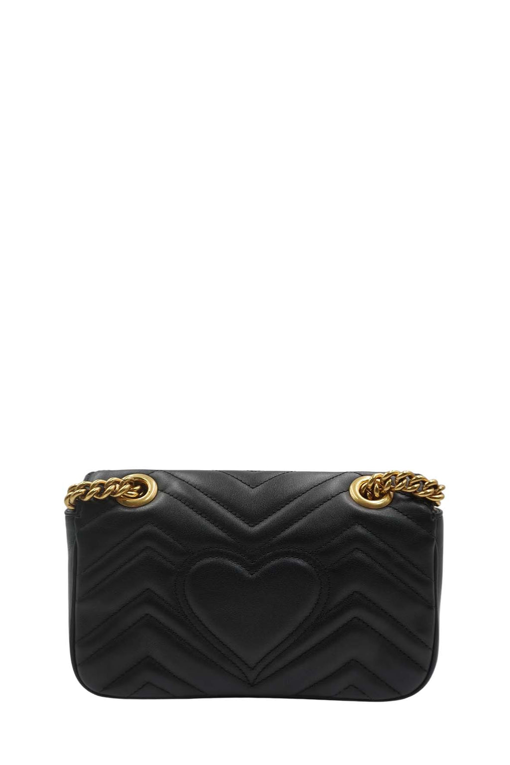 Small GG Marmont Matelasse Shoulder Bag Black
