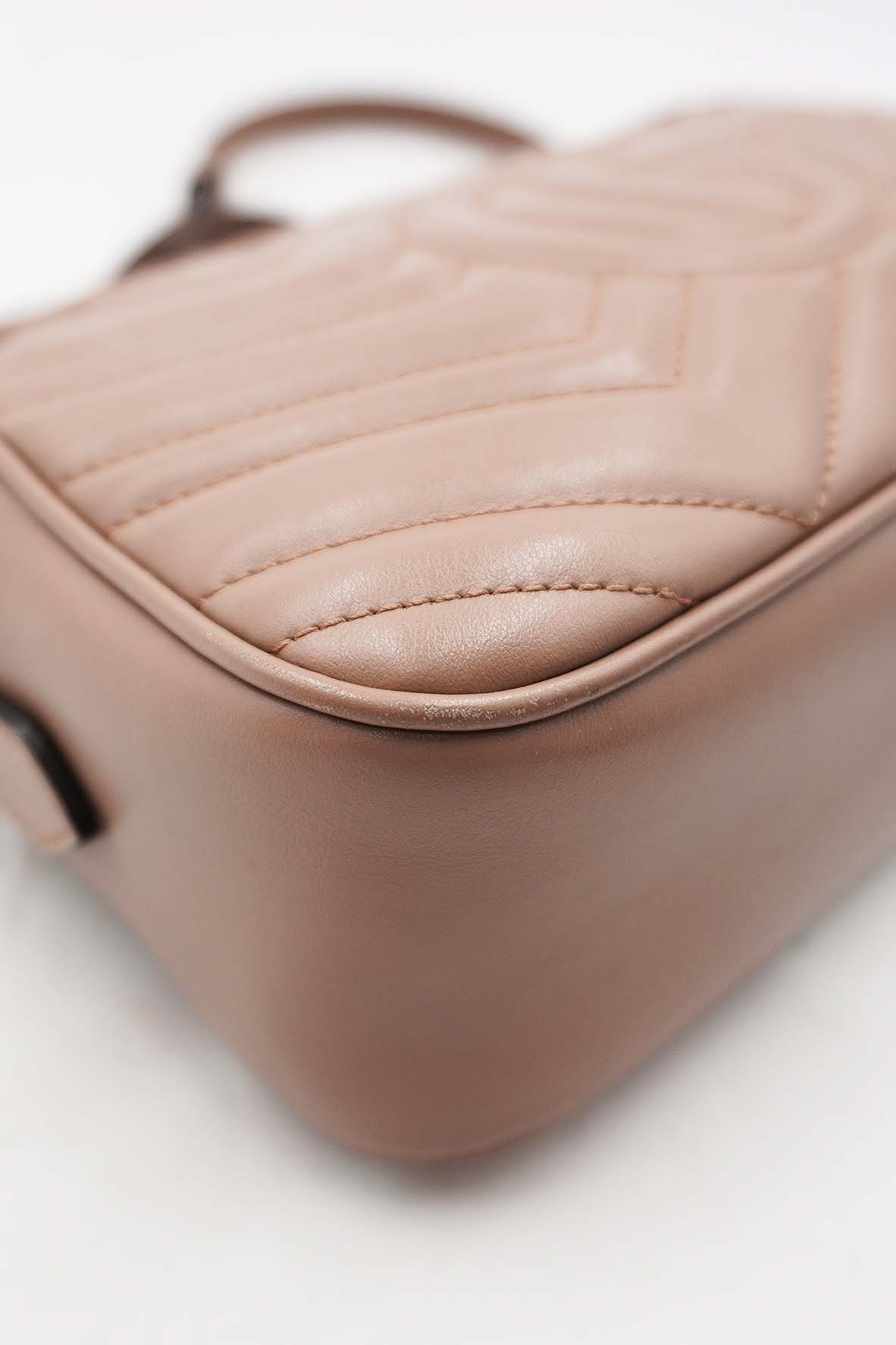 Small GG Marmont Matelasse Shoulder Bag Dusty Pink Dusty Pink