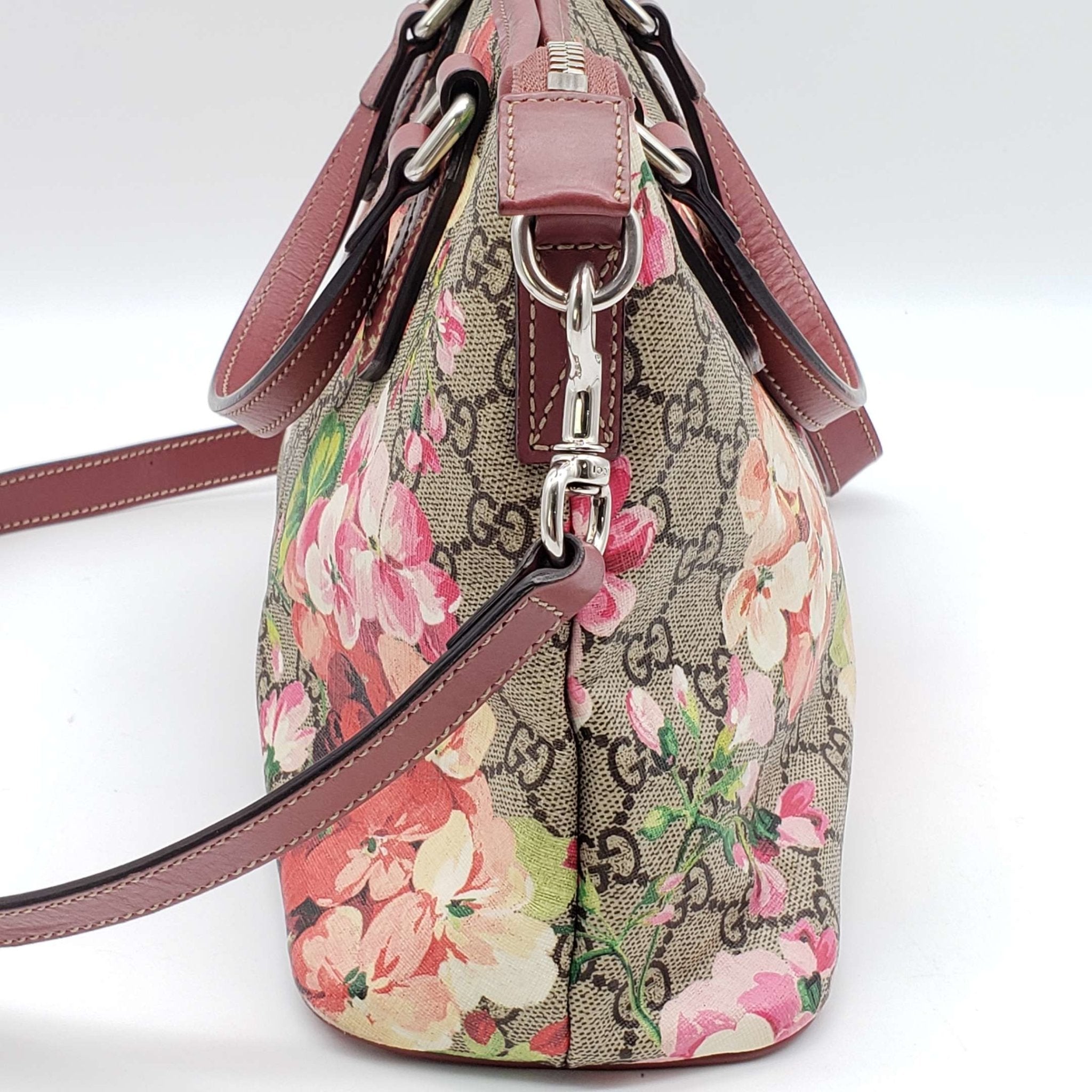 Gucci Supreme Bloom Pink Rose Shoulder Bag