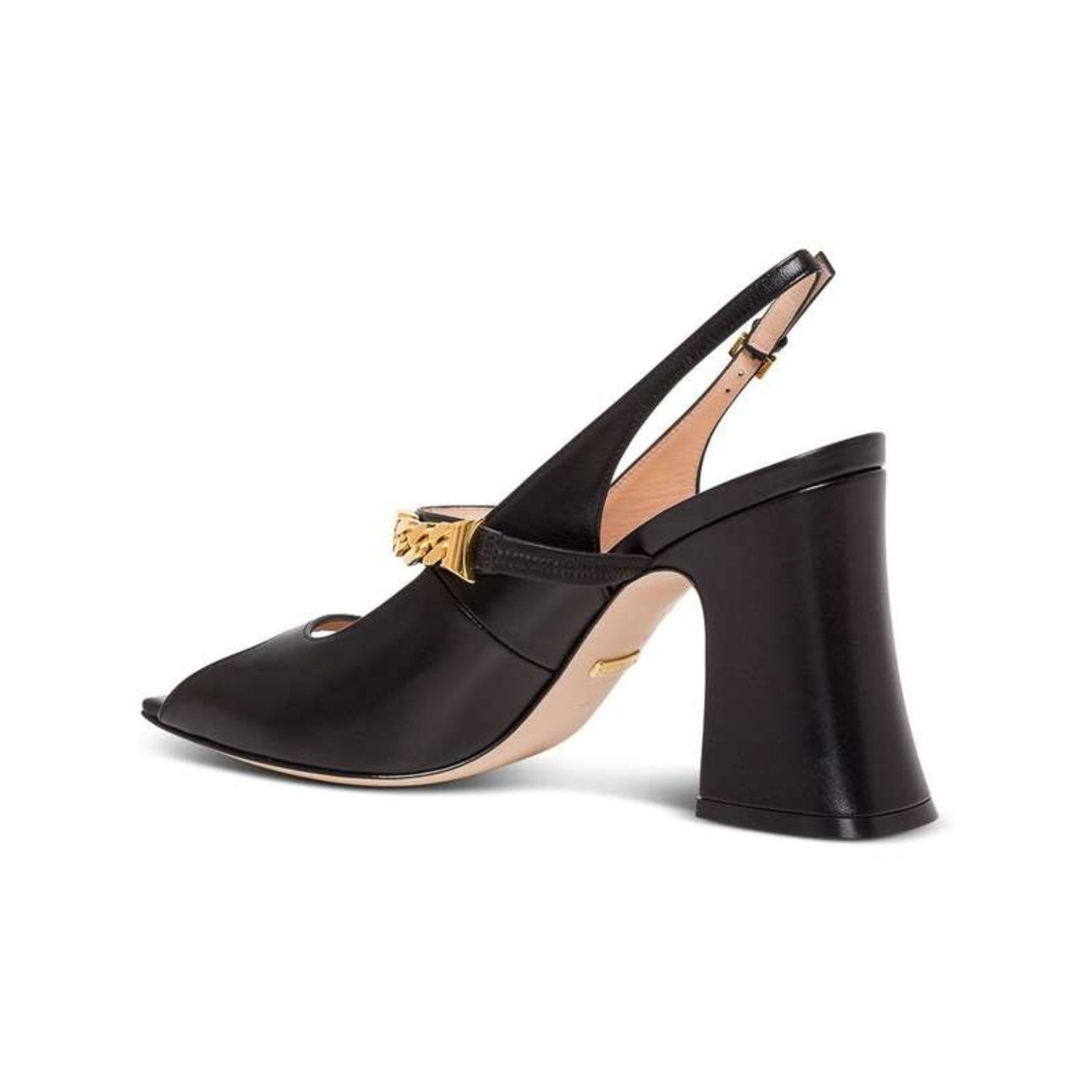 Gucci Sylvie chain-embellished sandal heels