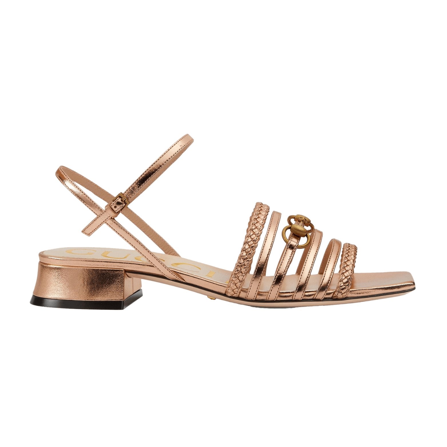 GUCCI  Women's Leather Sandal With Horsebit