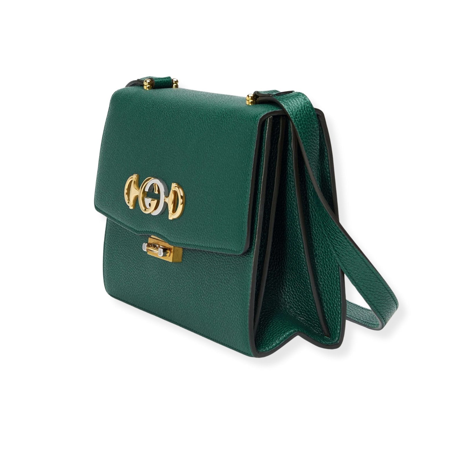 GUCCI Zumi Grainy Leather Small Shoulder Bag