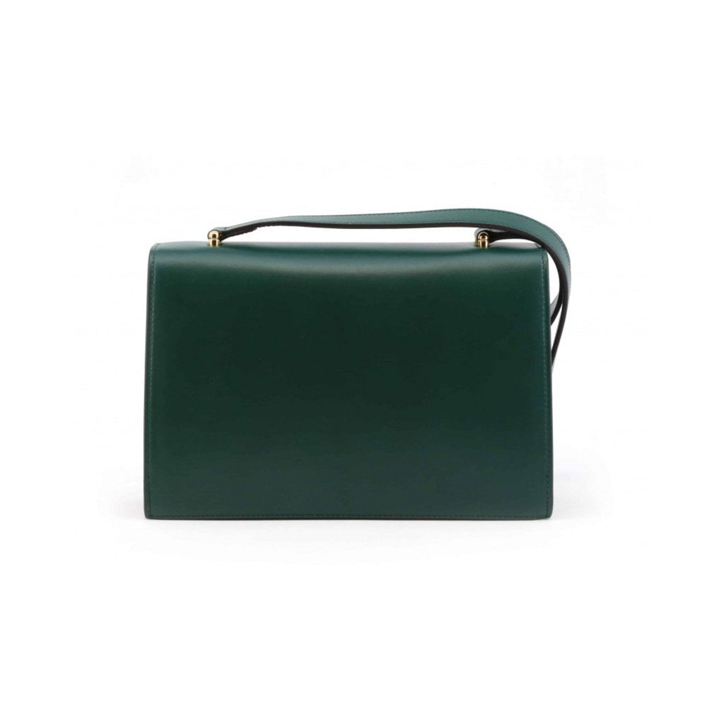 GUCCI Zumi Grainy Leather Top Handle Bag