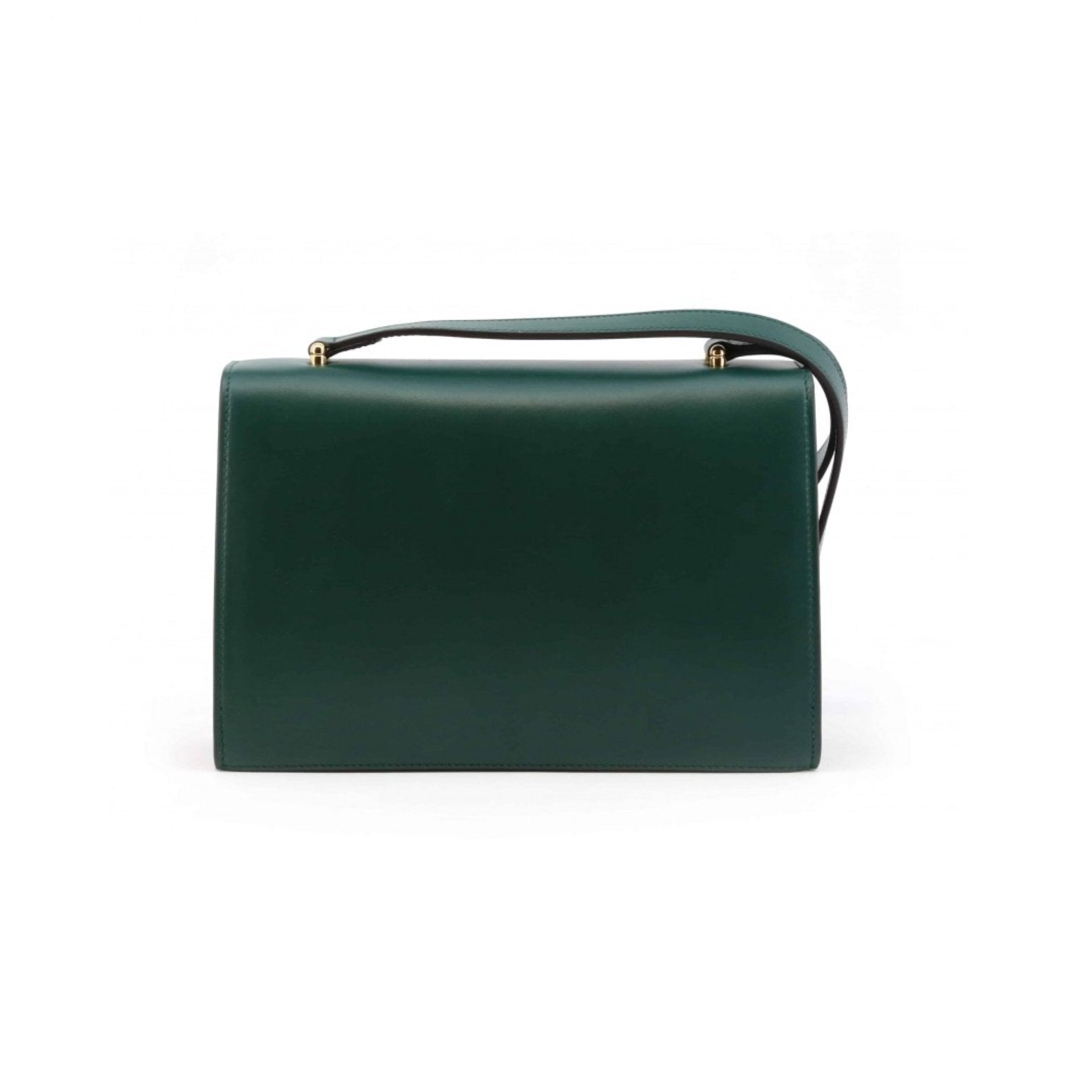 GUCCI Zumi Grainy Leather Top Handle Bag