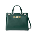 GUCCI Zumi Smooth Leather Medium Top Handle Bag