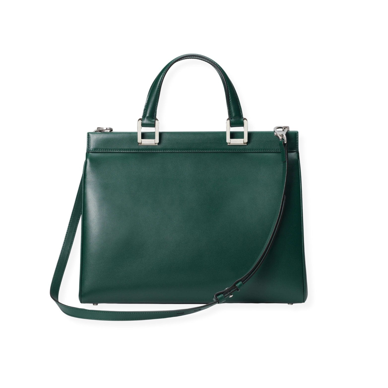 GUCCI Zumi Smooth Leather Medium Top Handle Bag