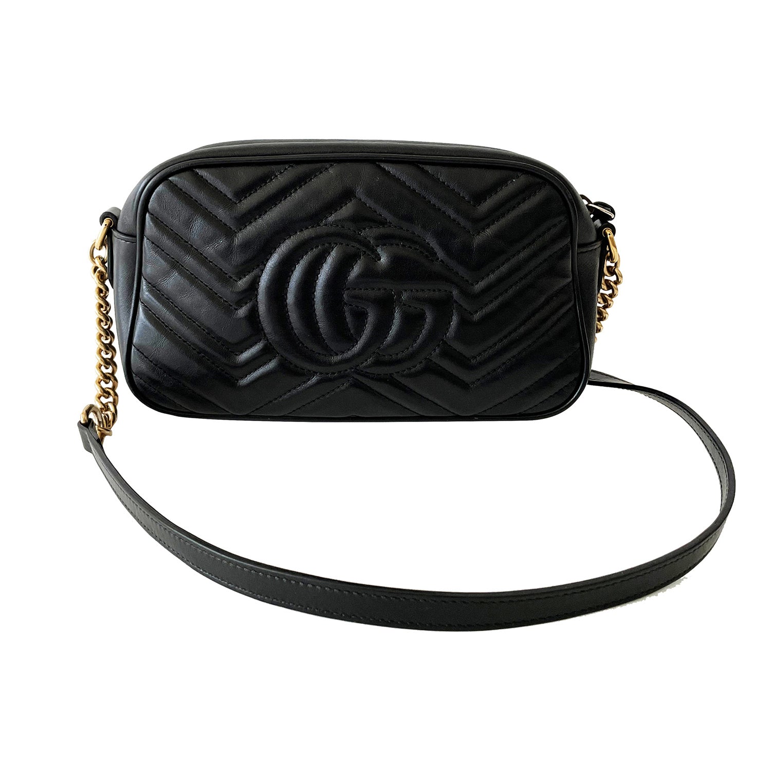 Gucci GG Marmont Small Matelassé Shoulder Bag