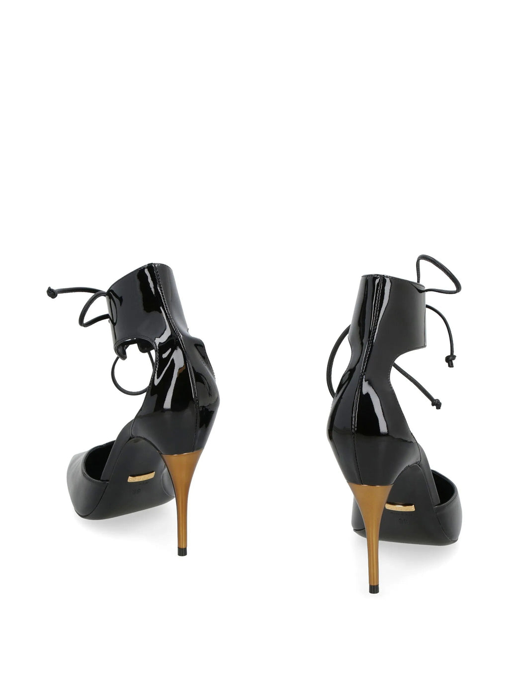 GUCCI PRISCILLA ANKLE CUFF PINK LEATHER POINTED TOE PUMPS