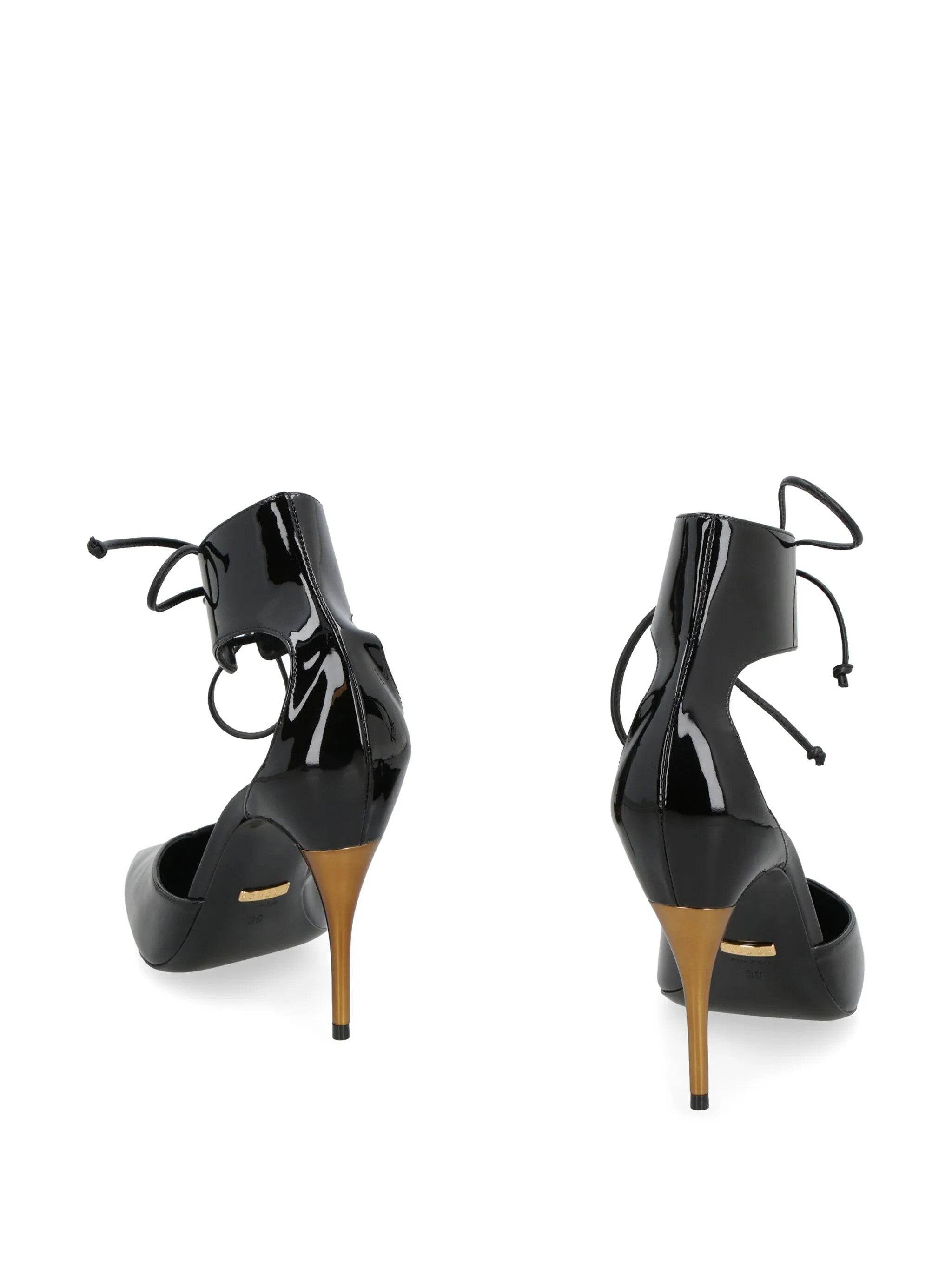 GUCCI PRISCILLA ANKLE CUFF PINK LEATHER POINTED TOE PUMPS
