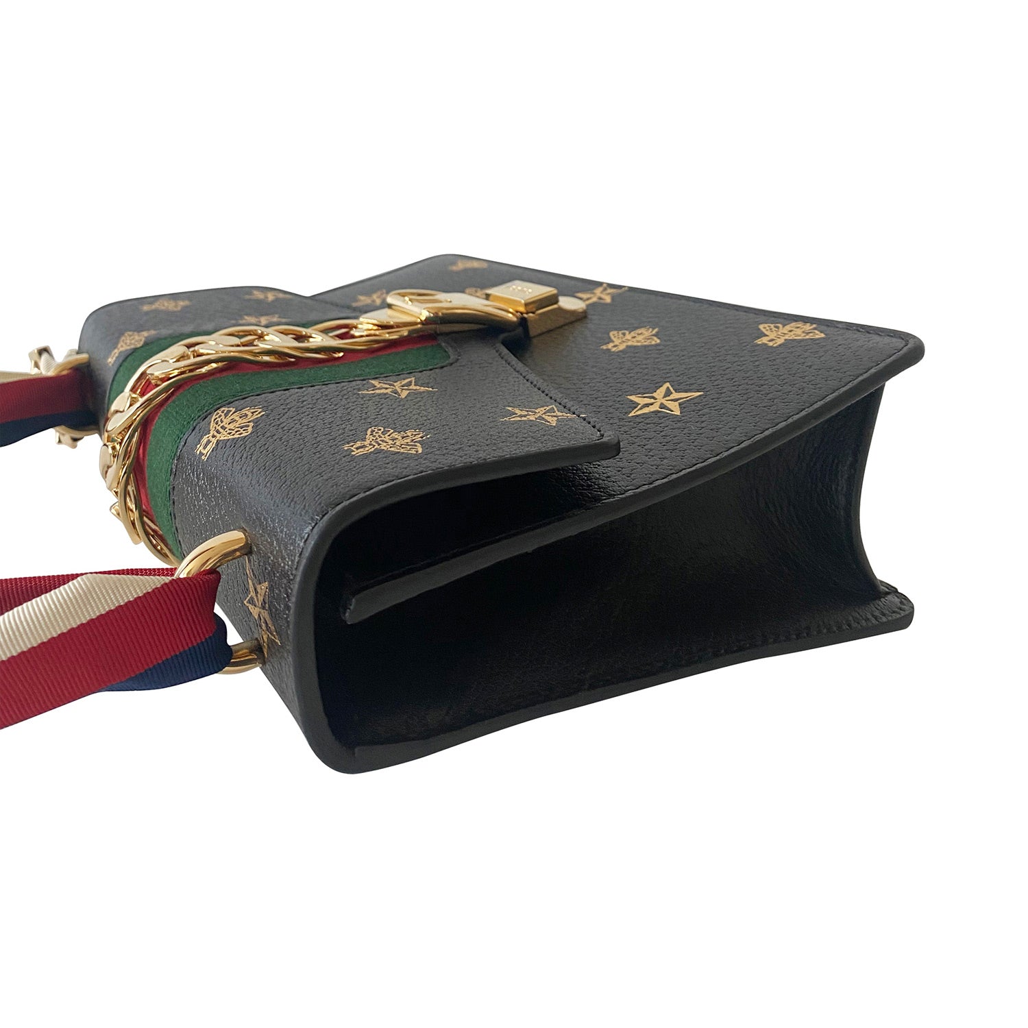 Gucci Small SyLouis Vuittonie Embroidered Shoulder Bag