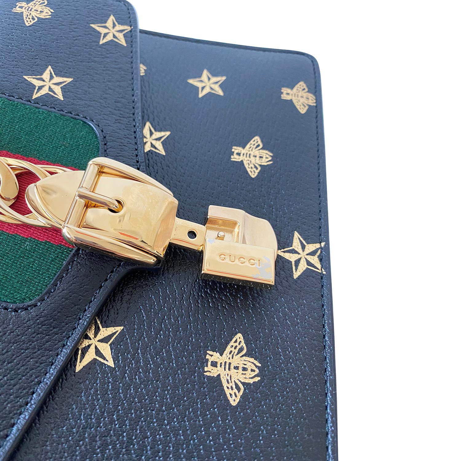 Gucci Small SyLouis Vuittonie Embroidered Shoulder Bag